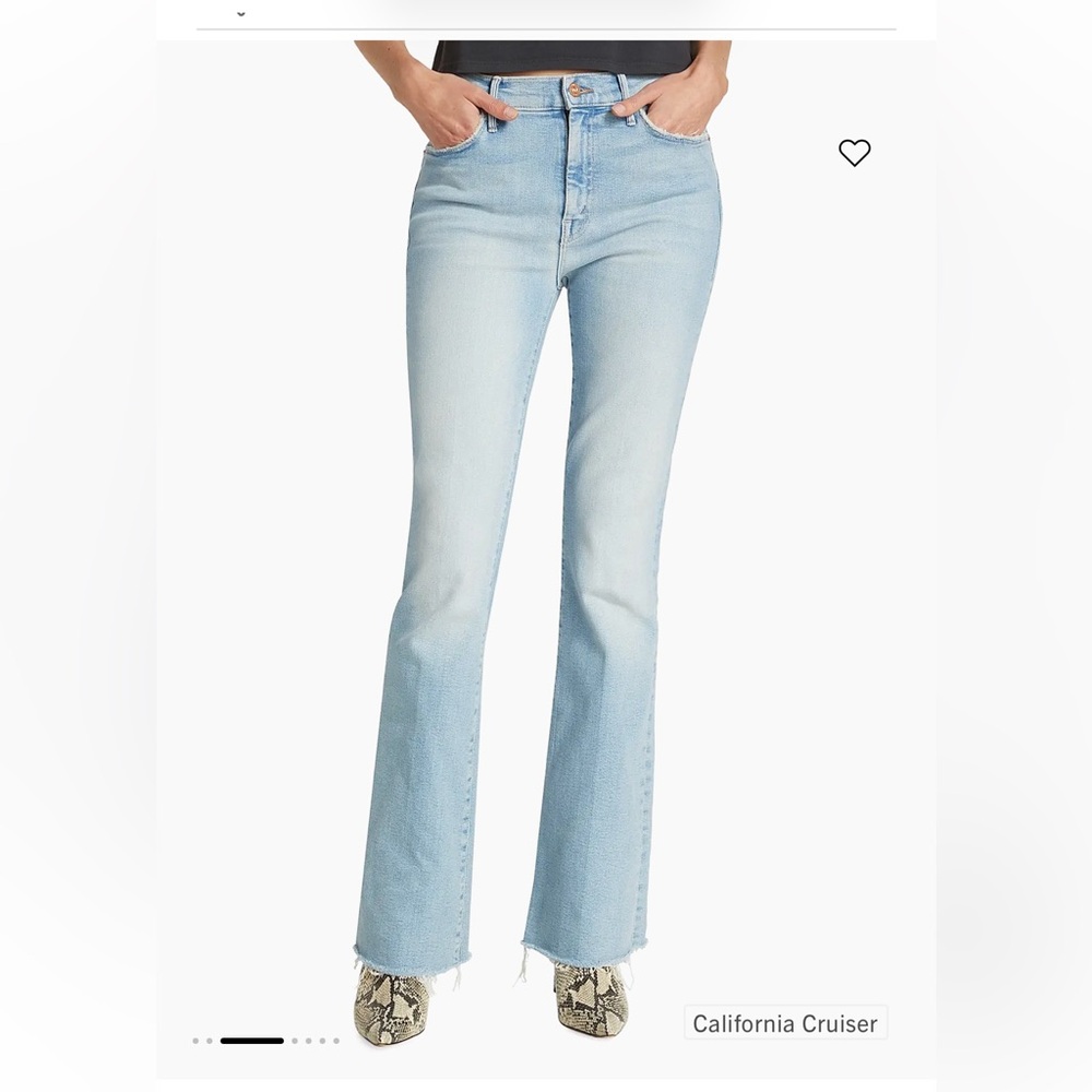 Mother Denim Weekender Fray Jeans in California Cruiser size 28